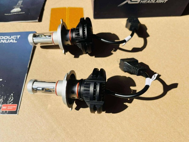Autó lámpa Led H4 foglalatba 12v