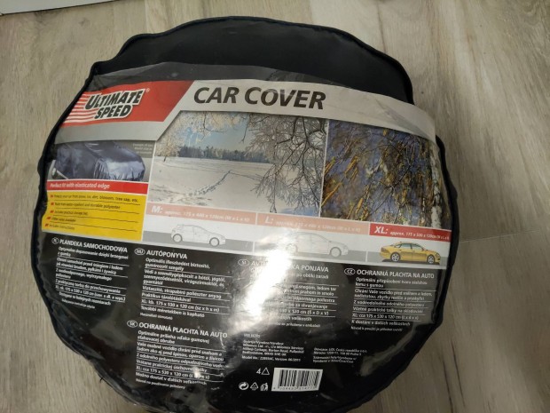 Aut� ponyva XL fekete
