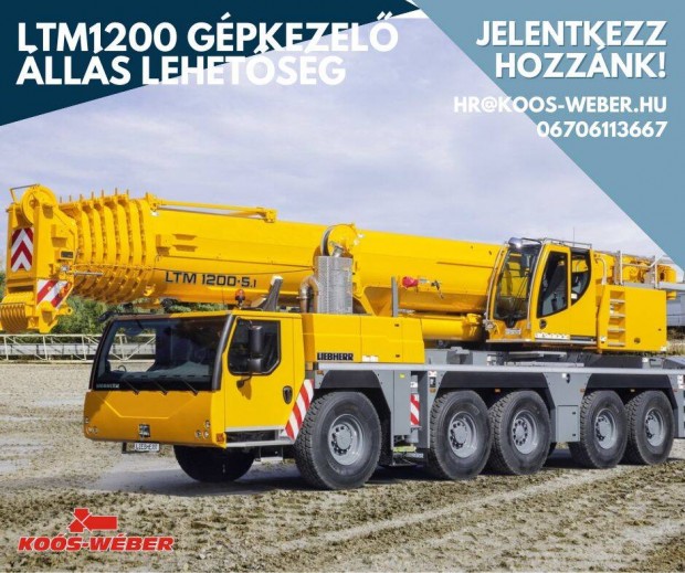 Autdarukezelt keresnk Liebherr LTM-1200-ra