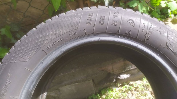 Autógumi Kleber Quadraxer 185/65/R15 2db használt téli gumiabroncs