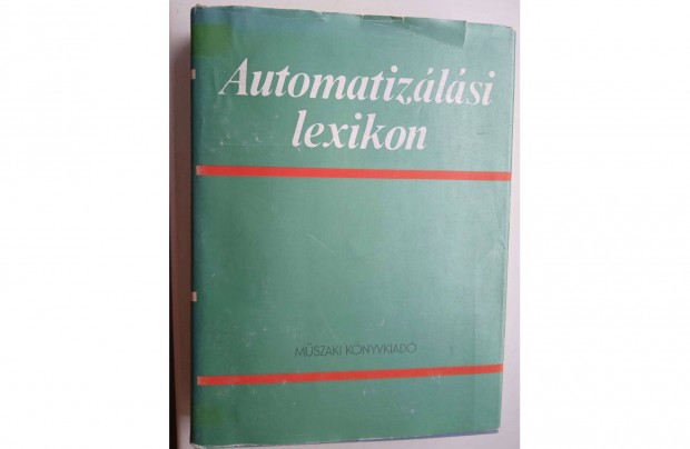 Automatizlsi Lexikon , MK kiad , 1986 , 540 oldal