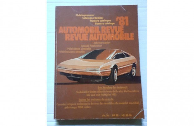 Automobil Revue svjci katalgus 1981 1982 1985