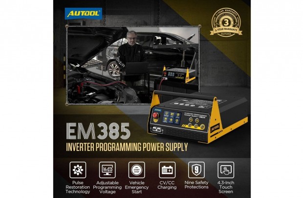 Autool EM385 Akkumultor tlt s inverter ECU programozshoz