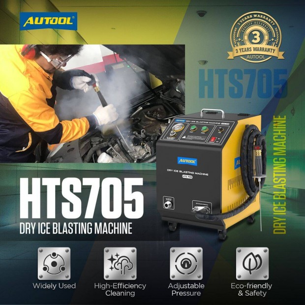 Autool HTS705 Dry Ice Blasting - Szárazjeges tisztító berendezés