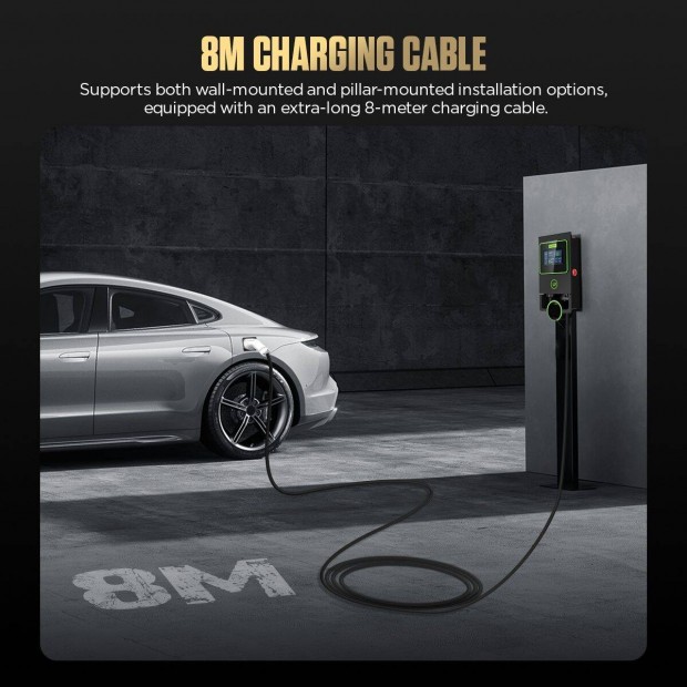 Autool Otthoni Elektromos Autó töltő 7 kW - fali EV töltőállomás