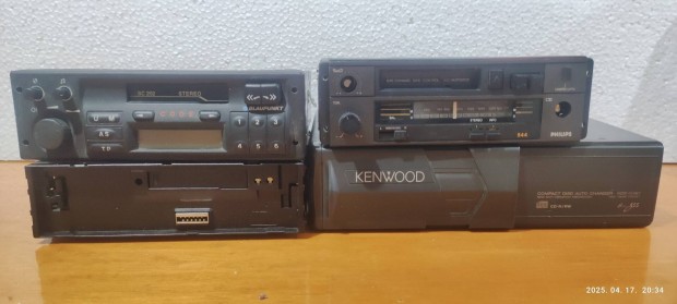 Autórádió, fejegység kazettás, autós CD-lejátszó, Blaupunkt, Kenwood
