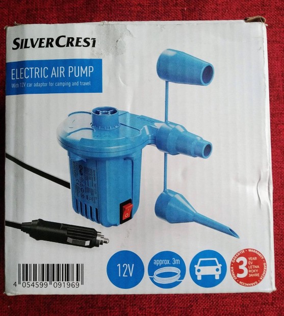 Auts 12 V kemping pumpa elektromos 12 V eredeti dobozban