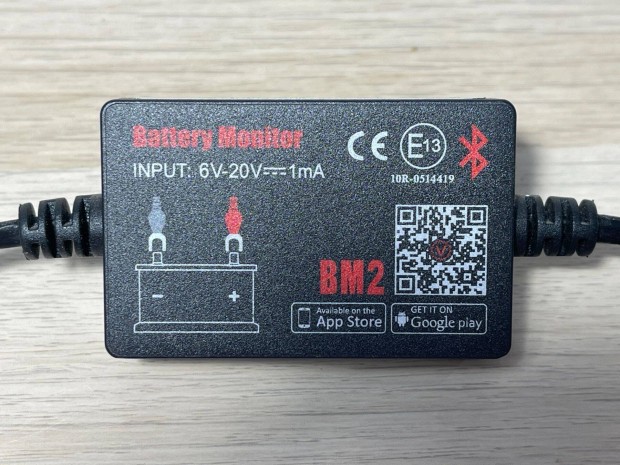 Autós Akkumulátor Őr Diagnosztika Bluetooth Battery Monitor BM2