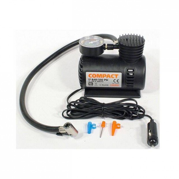 Autós Szivargyújtós mini Kompresszor 12V 250PSI 70W _