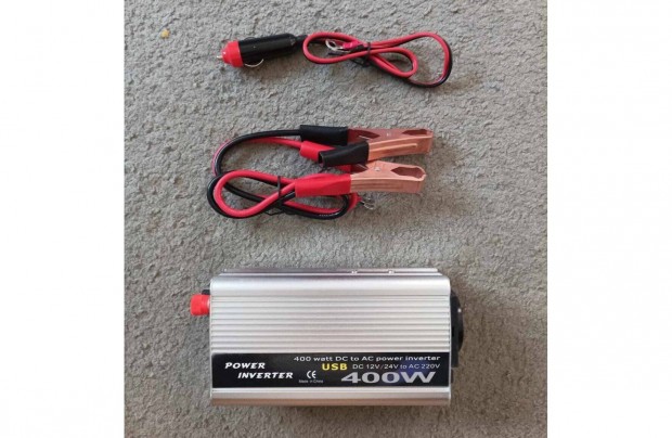 Auts ramtalakt, inverter, 400W, 12V/24V, jszer, olcsn