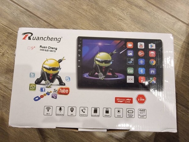 Auts rintkpernys fejegysg 9" /WIFI,Navi, BLUETOOTH,stb./ 