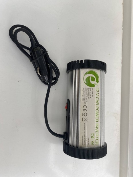Autós feszültség átalakító (Inverter, 12V -> 230V, 150W)