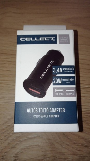 Auts gyorstlt adapter 3,4A 20W USB-C USB-A