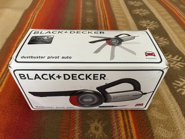 Autós porszívó 12V-os pivot Black+Decker