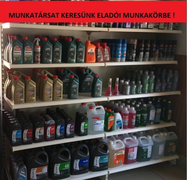 Autósbolti eladó