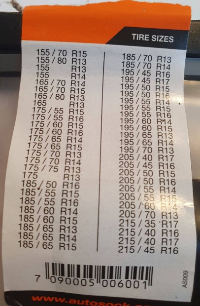 Autosock textil hlnc