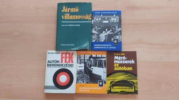 Autószerelési könyvek