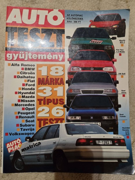 Autteszt gyjtemny 1991/92