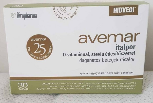 Avemar italpor D-vitaminnal, steviaval (16db)