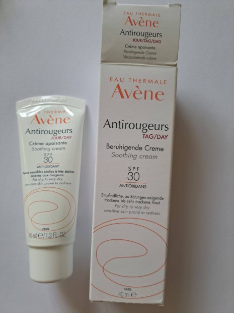 Avene Antirougeurs bőrpír elleni arckrém, SPF 30, 40 ml