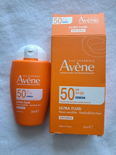 Avne Ultra Fluid fnyvd, rzkeny brre, SPF 50, 50 ml