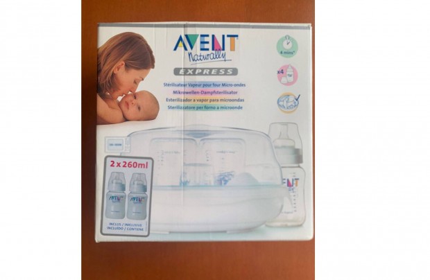 Avent sterilizl tiszta hztartsbl ! Mikrostben hasznlhat