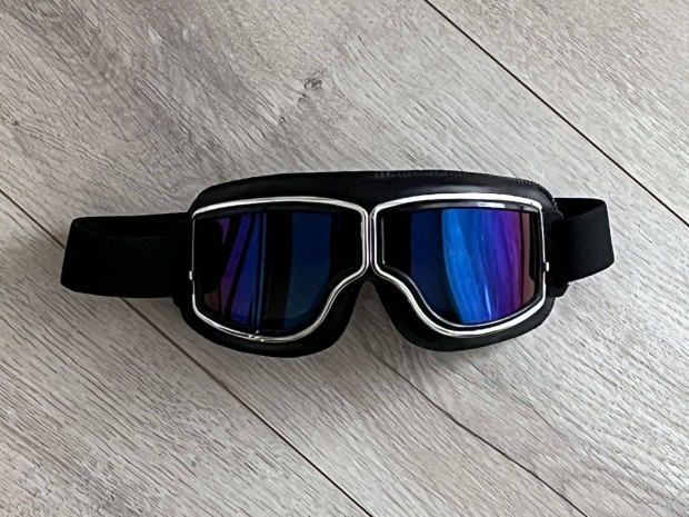 Aviator retro motoros szemüveg motorkerékpár bukósisak napszemüveg Új