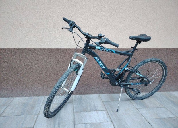 Avigo Downhil 26"-os MTB, összteleszkópos szép állapotú kerékpár