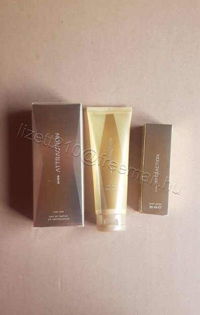 Avon Attraction női parfüm ajándékszett vadonatúj bontatlan fóliás