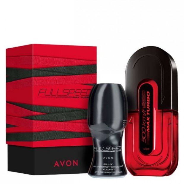 Avon Full Speed Max Turbo ajndkszett elad dszdobozban