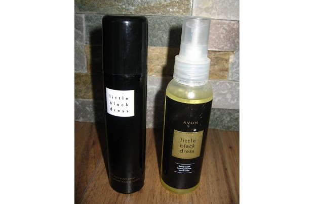 Avon little black dress deo spray, testpermet 2 db/2000.-
