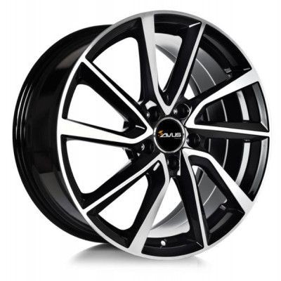 Avus AC-518 Fekete polr 8X18 5X114,3 ET40 CB73,1 | alufelni |