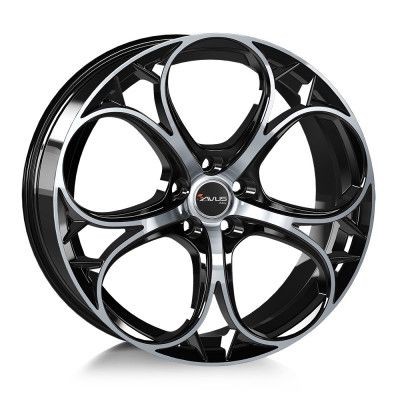 Avus AC-520 Fekete pol�r 8X18 5X110 ET33 CB65,1 | alufelni |