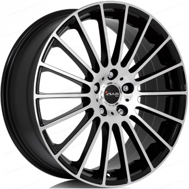 Avus AC-M03 Fekete polír 8X19 5X110 ET33 CB65,1 | alufelni |