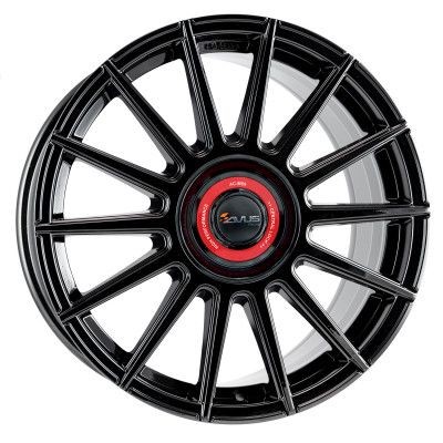 Avus AC-M09 - DM09 Fekete piros 8,5X19 5X120 ET30 CB72,6 | alufelni |