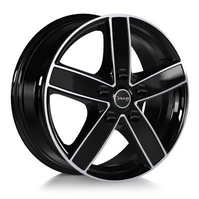 Avus AC-V51 Fekete polírozott 7,5X18 5X114,3 ET38 CB66,1 | alufelni |
