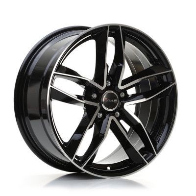 Avus AF16 Fekete polír 9X20 5X112 ET33 CB66,6 | alufelni |