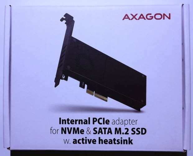 Axagon Pcem2-DC Pcie Nvme + Ngff M.2 htvel elltott adapter (j)