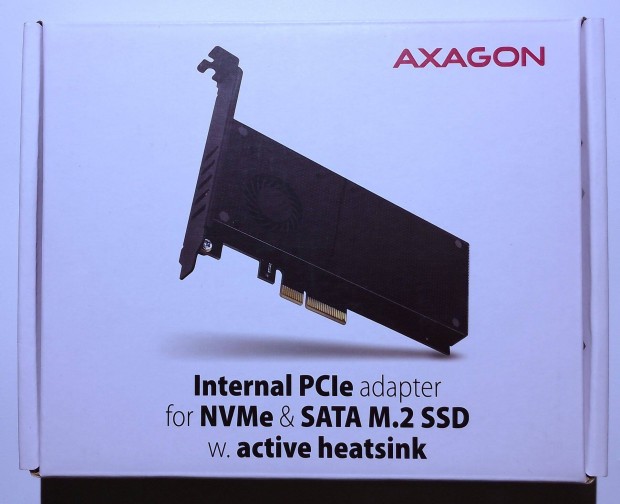 Axagon Pcie Nvme + Ngff M.2 htvel elltott adapter (j)