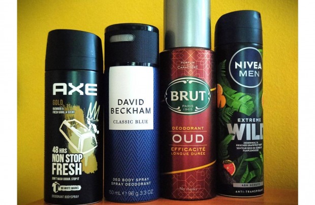 Axe Brut Nivea s David Beckham frfi parfm dezodor csomag (4 db)
