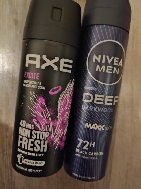 Axe Excite + Nivea Deep spray