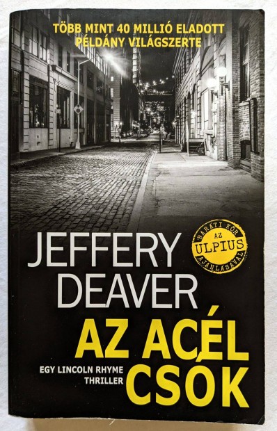 Az Acl Csk - Szerz: Jeffery Deaver- Elad!