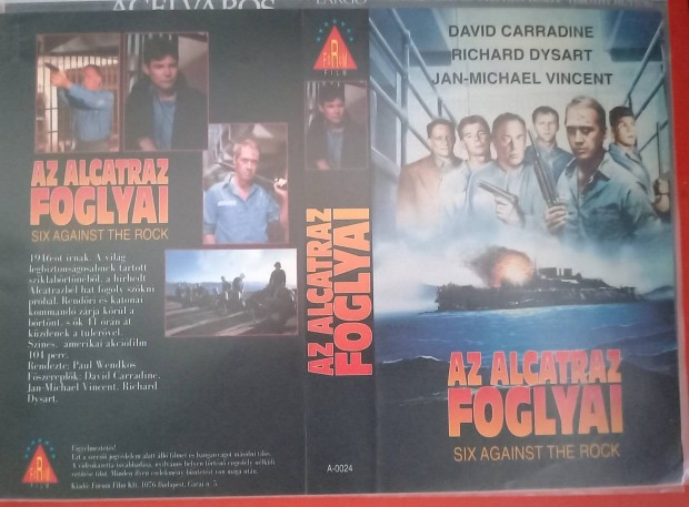 Az Alcatraz foglyai - akci vhs - David Carradine