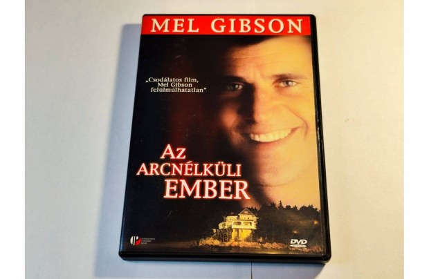 Az Arcnlkli Ember DVD Mel Gibson,