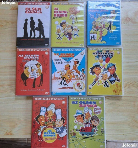 Az Olsen banda, 1-8, DVD