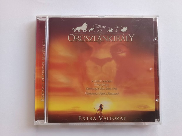 Az Oroszlnkirly - Extra vltozat (Disney) CD lemez elad 