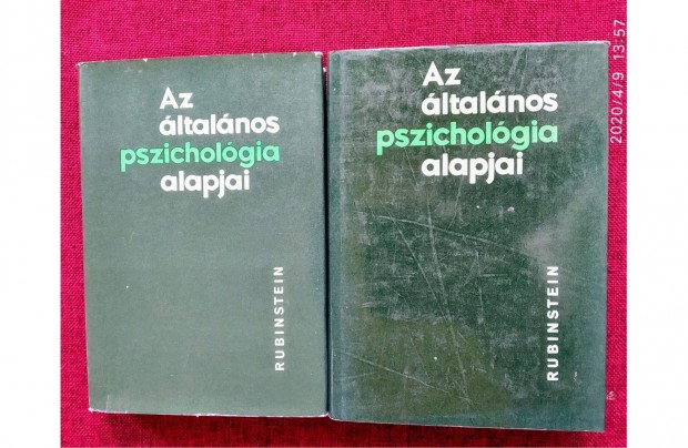 Az ltalnos pszicholgia alapjai I-II Rubinstein