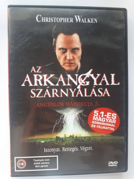 Az arkangyal szrnyalsa - Angyalok hborja 3. DVD (posta 510 Ft)