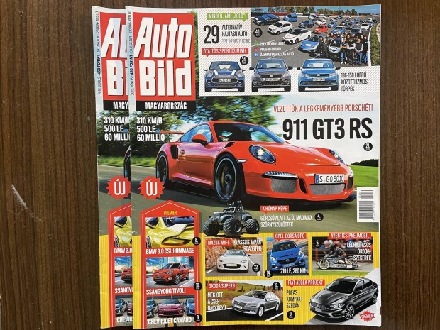 Az auto, Auto2, Auto Bild, Auto magazin vegyesen, tbb vjrat