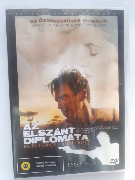 Az elsznt diplomata DVD (Ralph Fiennes, Rachel Weisz) posta 510 Ft